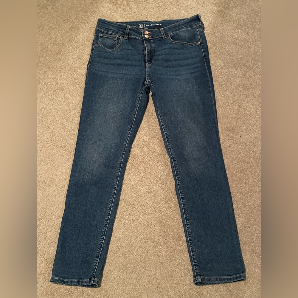 No Boundaries Dark Blue Skinny Jeans